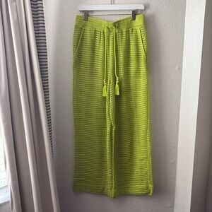 Haute Hippie Pants Size Large Swim Coverup Pool Beach Knit Crochet Pockets A22